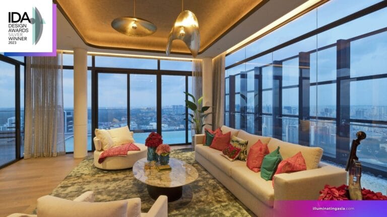 Silver Award for Luxurious Lighting Design at The Ritz Carlton Residences Penthouse